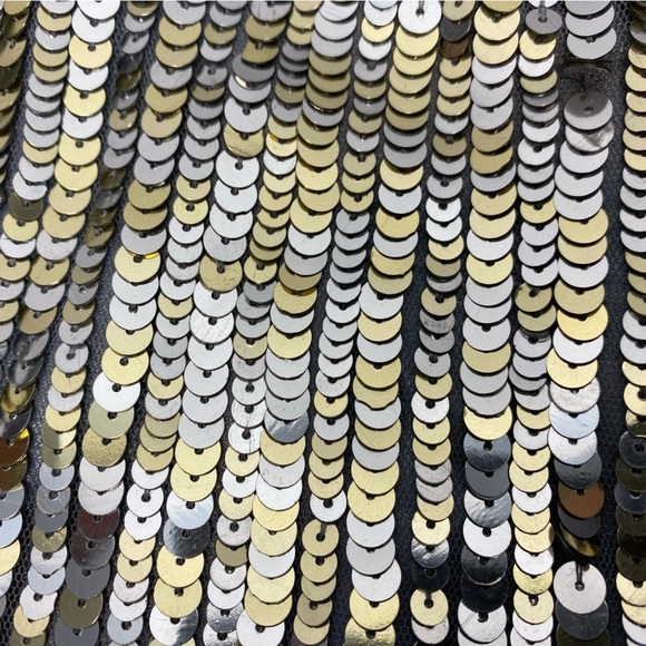 Mac Duggal Sequined Short Sleeve Evening Gown - Picture 12 of 16